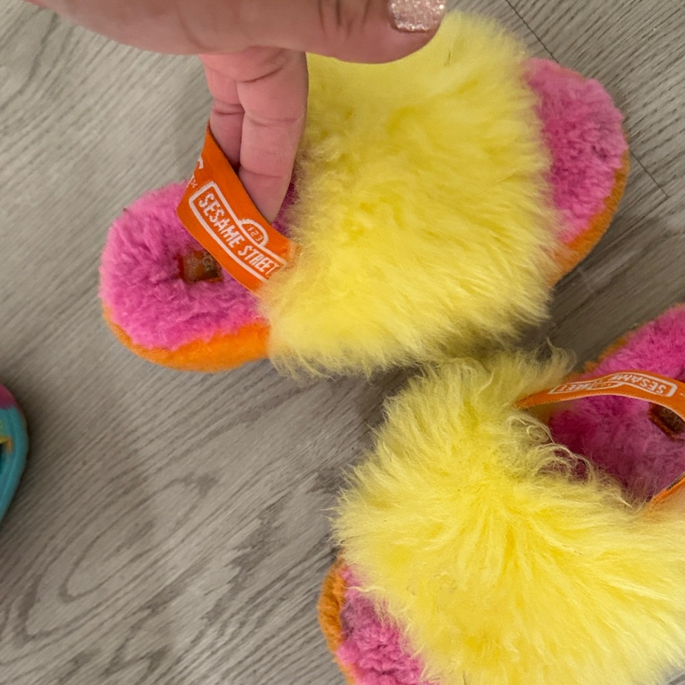 Colorful Fuzzy Slippers by UGG - Picture 5 of 9